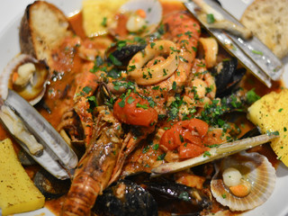 A traditional Italian fish soup