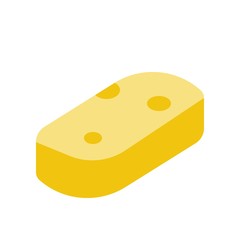 Sponge vector illustration, Hygiene flat style icon