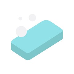 Soap vector illustration, Hygiene flat style icon