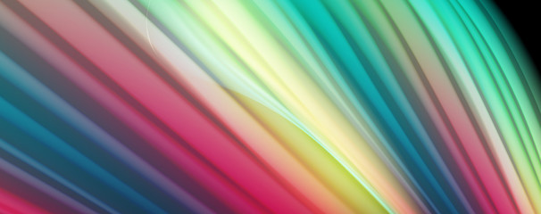 Flowing liquid colors - modern colorful flow poster. Wave liquid shapes. Art design for your design project