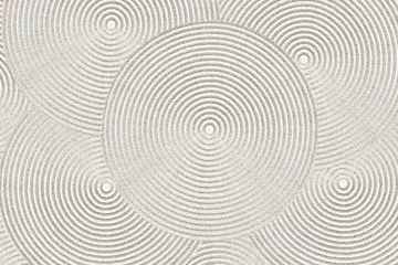 Printed roller blinds Stones in the sand Zen pattern