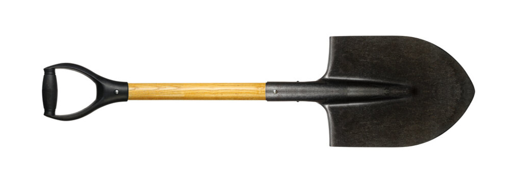 Tools Building and repair - Small Shovel with a handle. Isolated