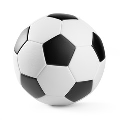 Soccer Ball isolated on white background.  Clipping path included. 