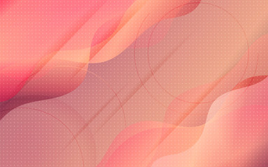 Elegant Colorful Complex Wave and circle polka dot abstract background