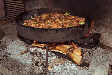 food to the plow disk typical of Argentine gastronomy