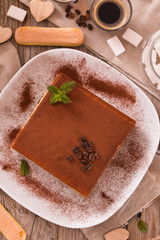 Tiramisu cake.