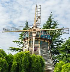 fabulous windmill in the park