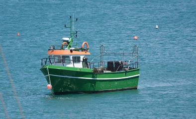 fishing boat in the sea
