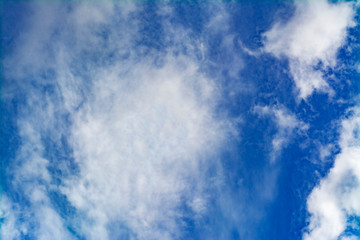 Background from light clouds against blue sky