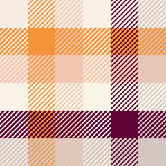 Plaid or tartan vector is background or texture in many color