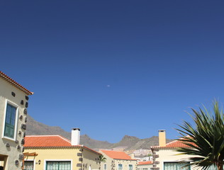 Fototapeta na wymiar Canarias spain village 