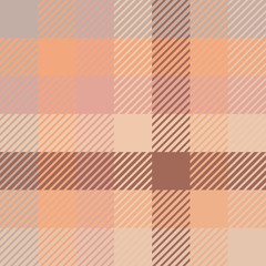 Plaid or tartan vector is background or texture in many color
