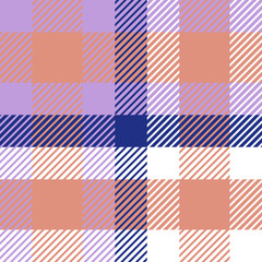 Plaid or tartan vector is background or texture in many color