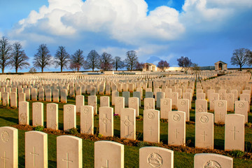 La nécropole de Serre Hébuterne - Somme - Guerre mondiale