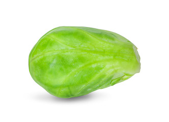 brussels sprouts isolated on white background