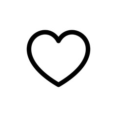 heart icon vector