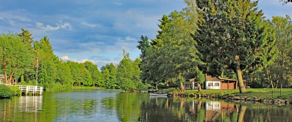 Seeidylle in der Stormarner Schweiz (Lütjensee, Schleswig-Holstein)