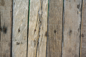 Old wood texture on pathway