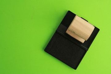 stamp ink made in wood
