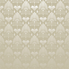 Silver background in Asian style vector illustration