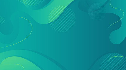 Modern abstract colorful geometric background. Shapes with trendy gradients composition for your design. 