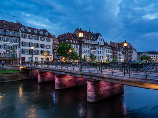 Quai des Bateliers in Strasbourg France