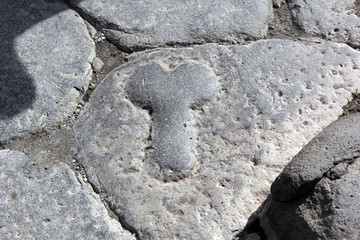 symbole du lupanar à Pompéi