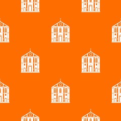Church pattern vector orange for any web design best