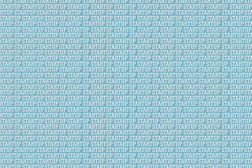 Concept Start Up. Many inscriptions Start Up, on a grey background. Concept technology launch project. Business. Projects.