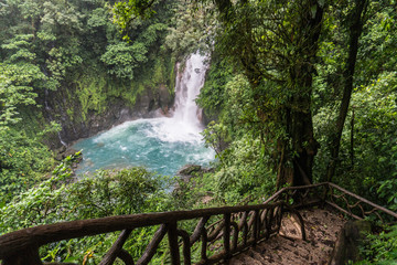 Wodospad Rio Celeste w Kostaryce