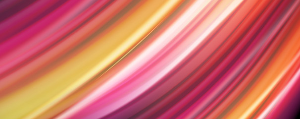 Flowing liquid colors - modern colorful flow poster. Wave liquid shapes. Art design for your design project