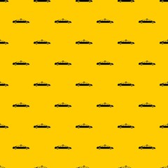 Wedding car decoration in simple style isolated on white background vector illustration