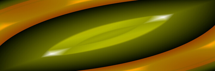 Digital Art, panoramic abstract three-dimensional objects with soft lighting, Germany