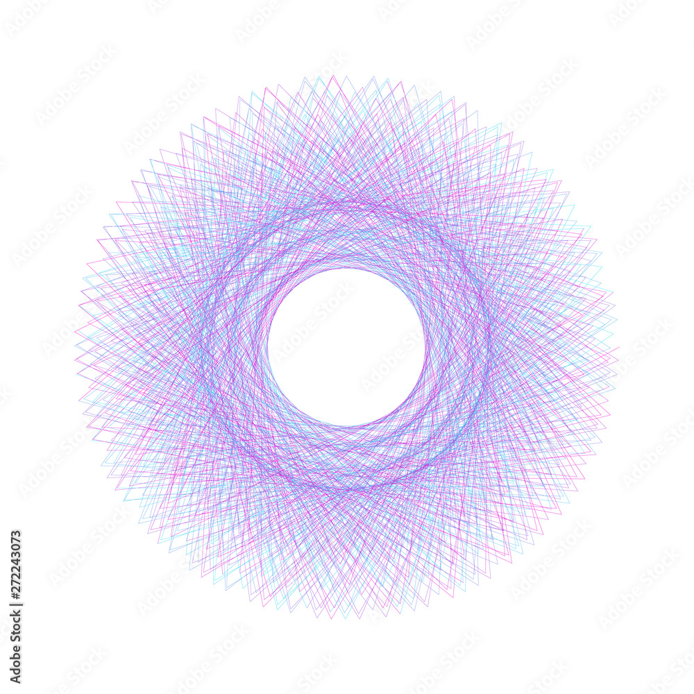 Poster white abstract digital line art floral pattern. can be used for certificates. editable stroke. vecto