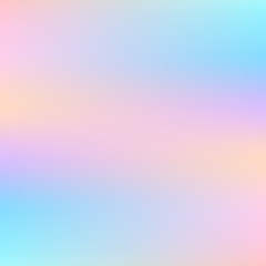 Abstract holographic background with pastel colors