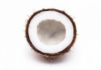 Coconut isolated on whit background 