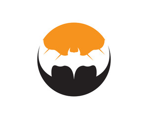 Bat vector icon logo template illustration design