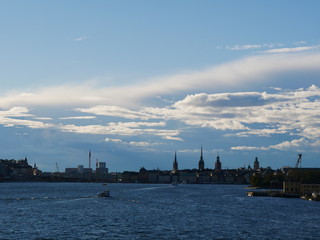 Fototapeta na wymiar Silhouette von Stockholm