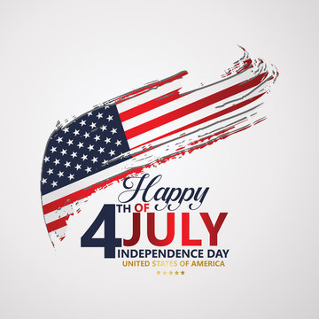 Fourth of July Independence Day, Vector illustration
