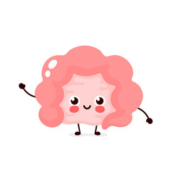 Strong cute healthy happy Intestine 