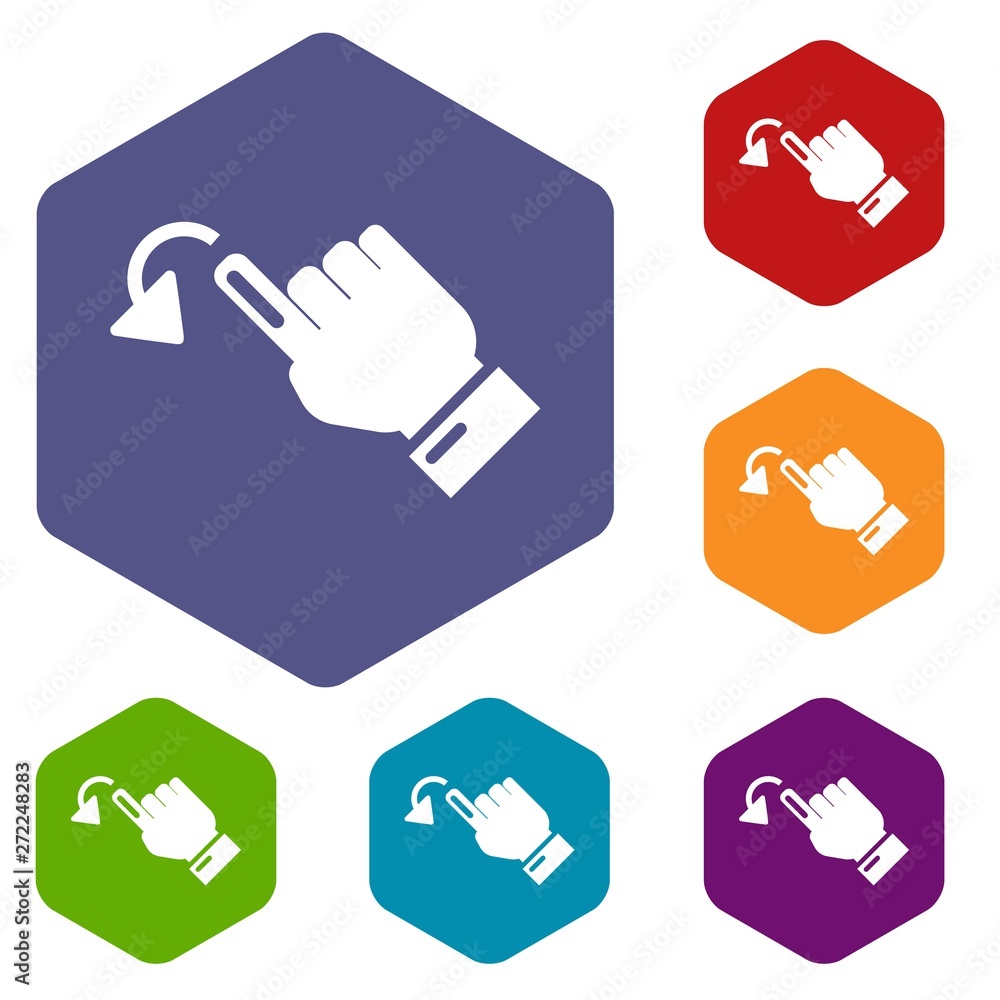 Poster cursor movement icon. simple illustration of cursor movement vector icon for web