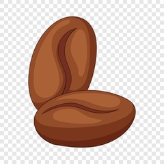 Coffee beans icon. Cartoon illustration of coffee beans vector icon for web design