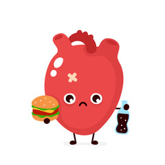 Fototapeta premium Sad unhealthy sick human heart