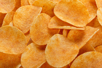 crispy potato chips snack