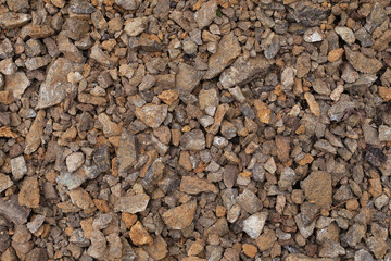 Buff Limestone Class II. Limestone chippings background image. Limestone gravel texture. Excellent base material. Decorative limestone rocks material texture.