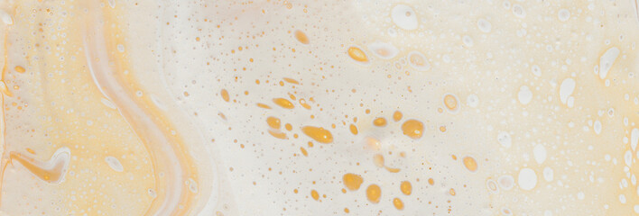 abstract marbleized effect background. gold and white creative colors. Beautiful paint with the addition of gold.