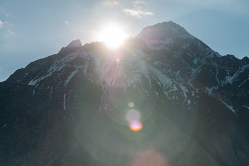 Mountains of Georgia, a beautiful landscape of mountains