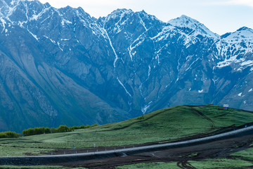 Mountains of Georgia, a beautiful landscape of mountains