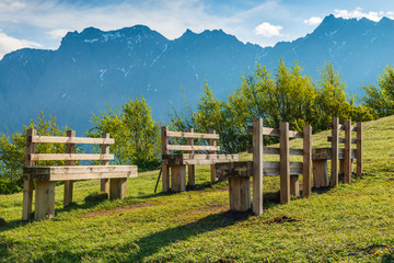 Mountains of Georgia, a beautiful landscape of mountains