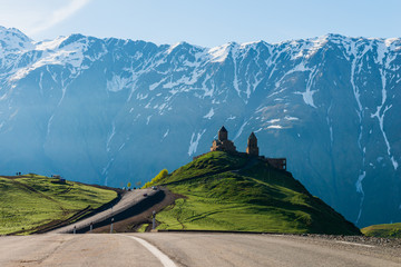 Mountains of Georgia, a beautiful landscape of mountains